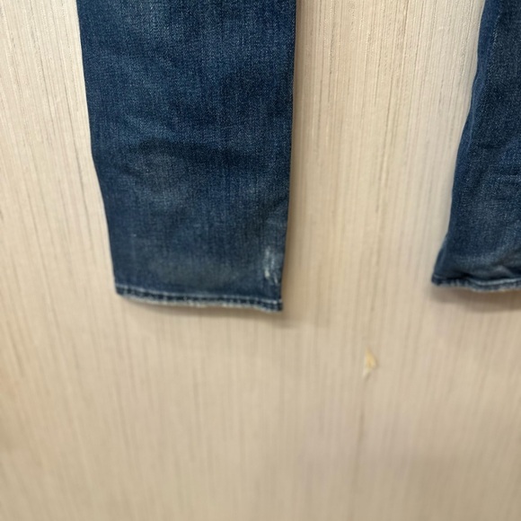 7 For All Mankind Jeans Men Rhigby Blue Sz.33 W34 L30 Slim Straight - Picture 7 of 9